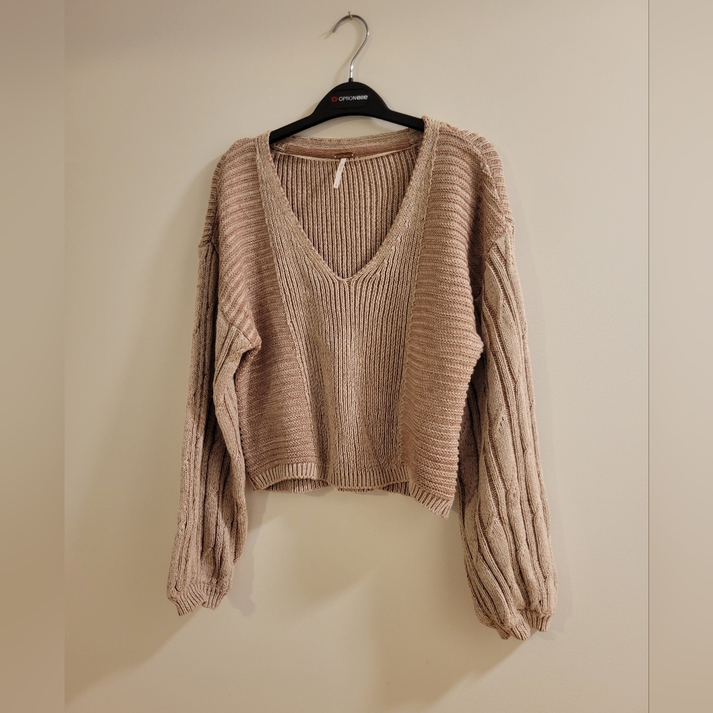 Free people cropped sweater